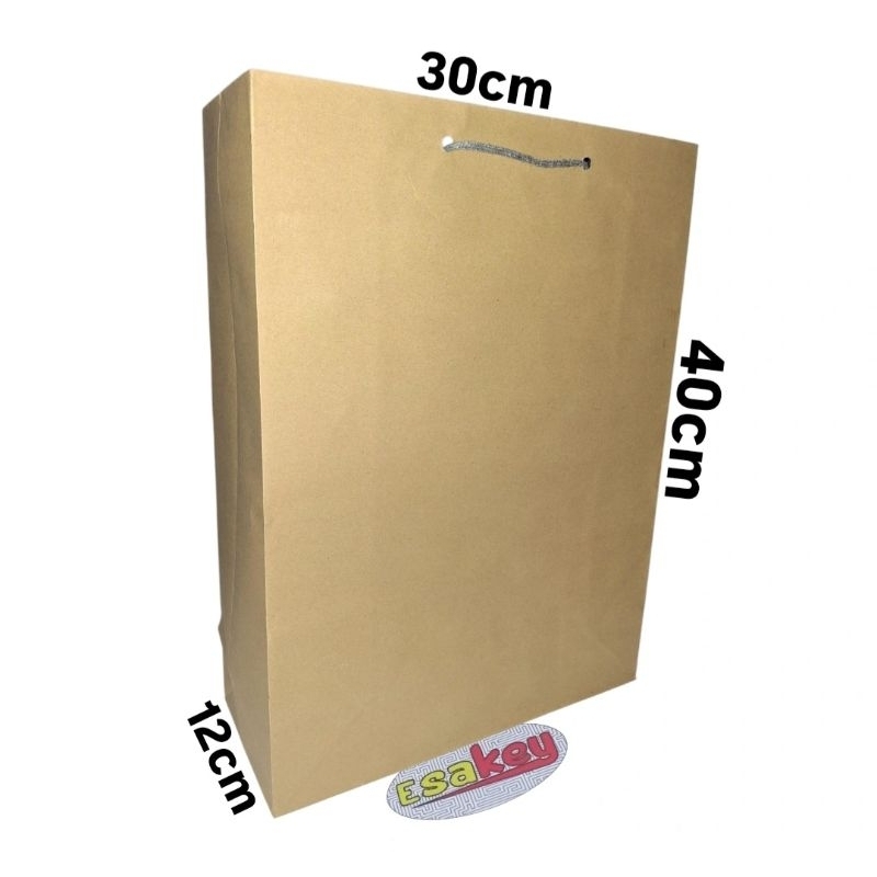 

(Lusinan 12 Pcs) Paper Bag 40x30x12cm