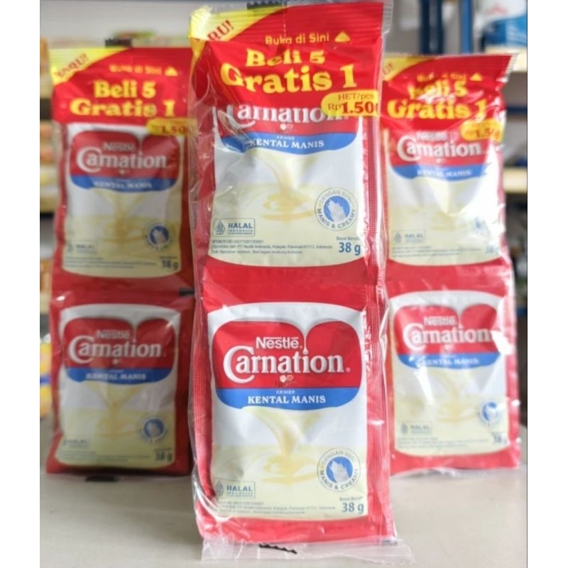 

Nestle Carnation Original Sachet krimer kental manis 38 gr