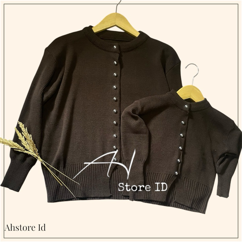 Cardigan Rajut Anak Couple Ibu Dan Anak Outer Rajut Korean style knitwear Cardigan Anak