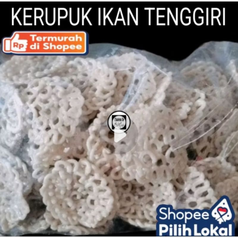 

KERUPUK ASLI IKAN TENGGIRI Bentuk BULAT PREMIUM asli Ikan Tenggiri BEST SELLER