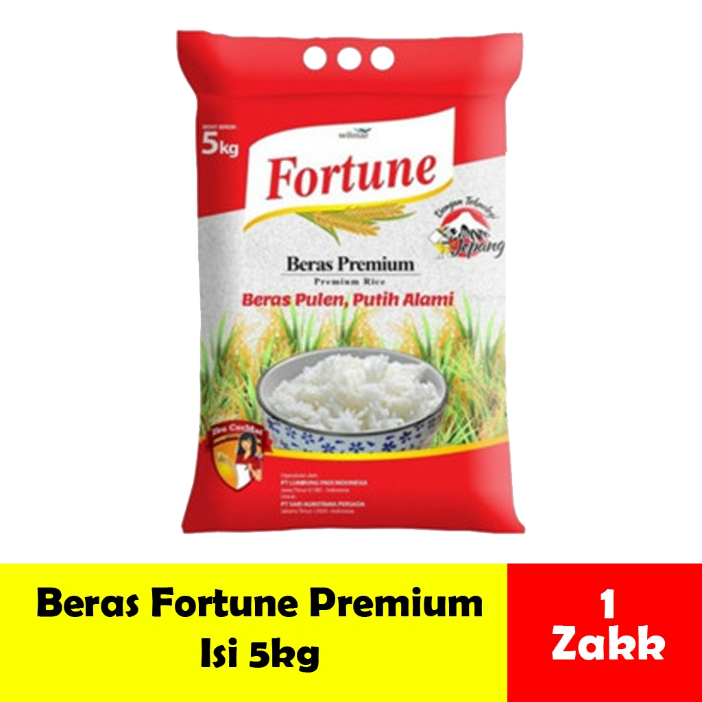 

Beras Fortune Premium Kemasan 5 Kg