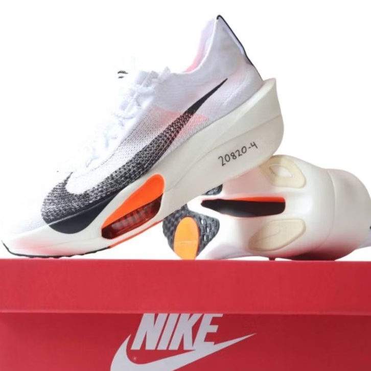 sepatu run nike air zoom alphafly white next% 3 volt original BNIB