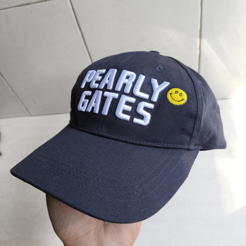 Topi Pearly Gates Biru Navy