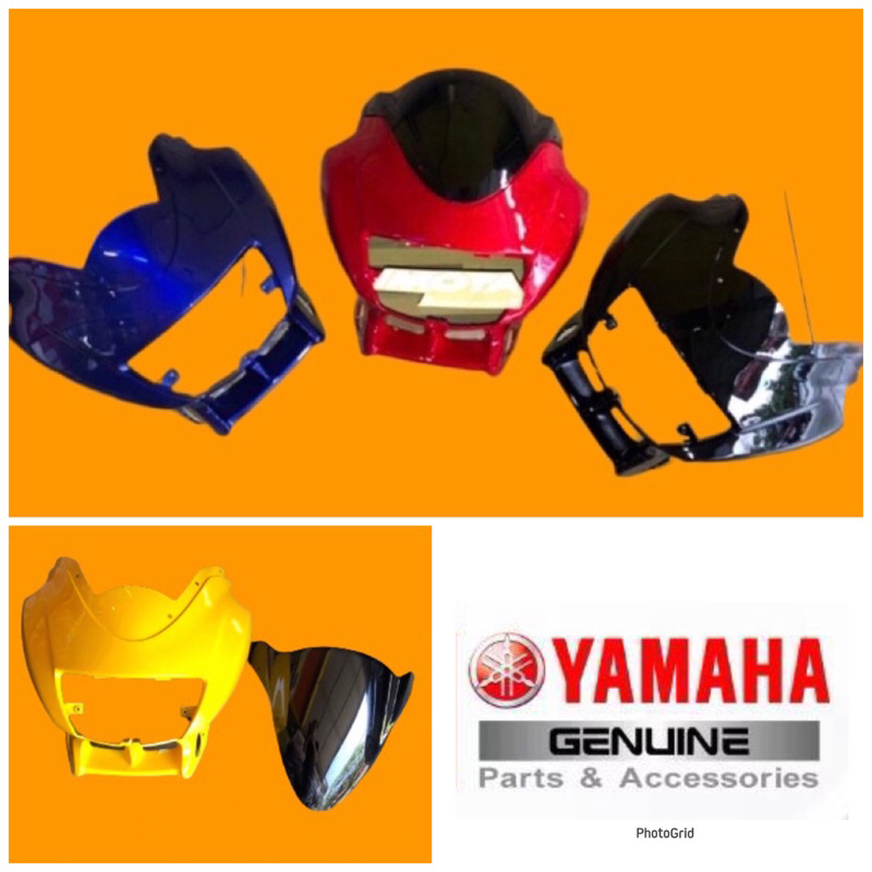 BATOK RXZ catalyzer HLD - batok lampu rxz - batok rx z catalyzer - visor rxz catalyzer