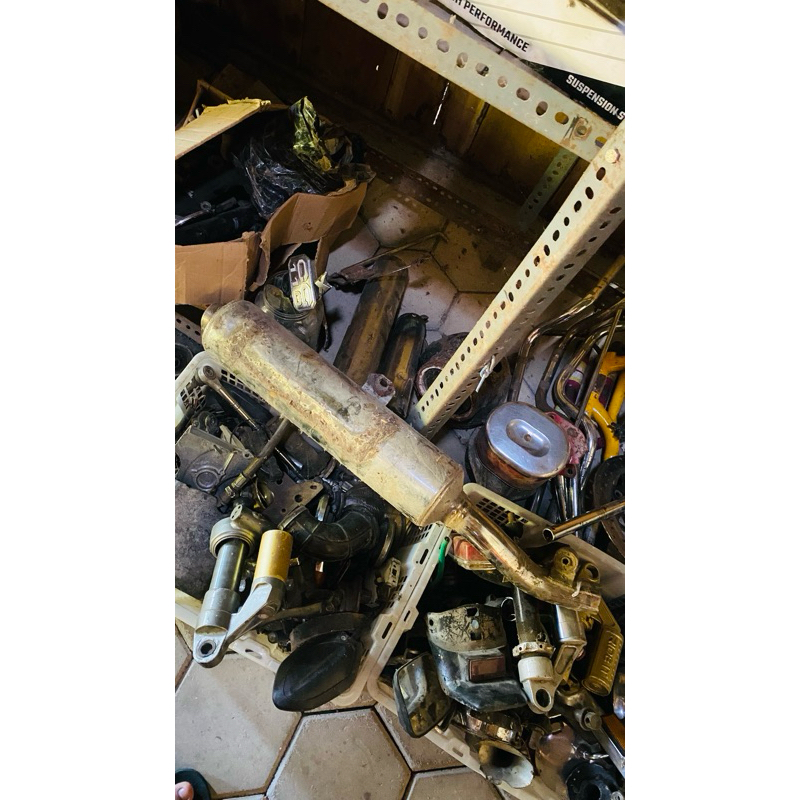 silincer scorpio knalpot original belom bedel bedah minus ada las aja