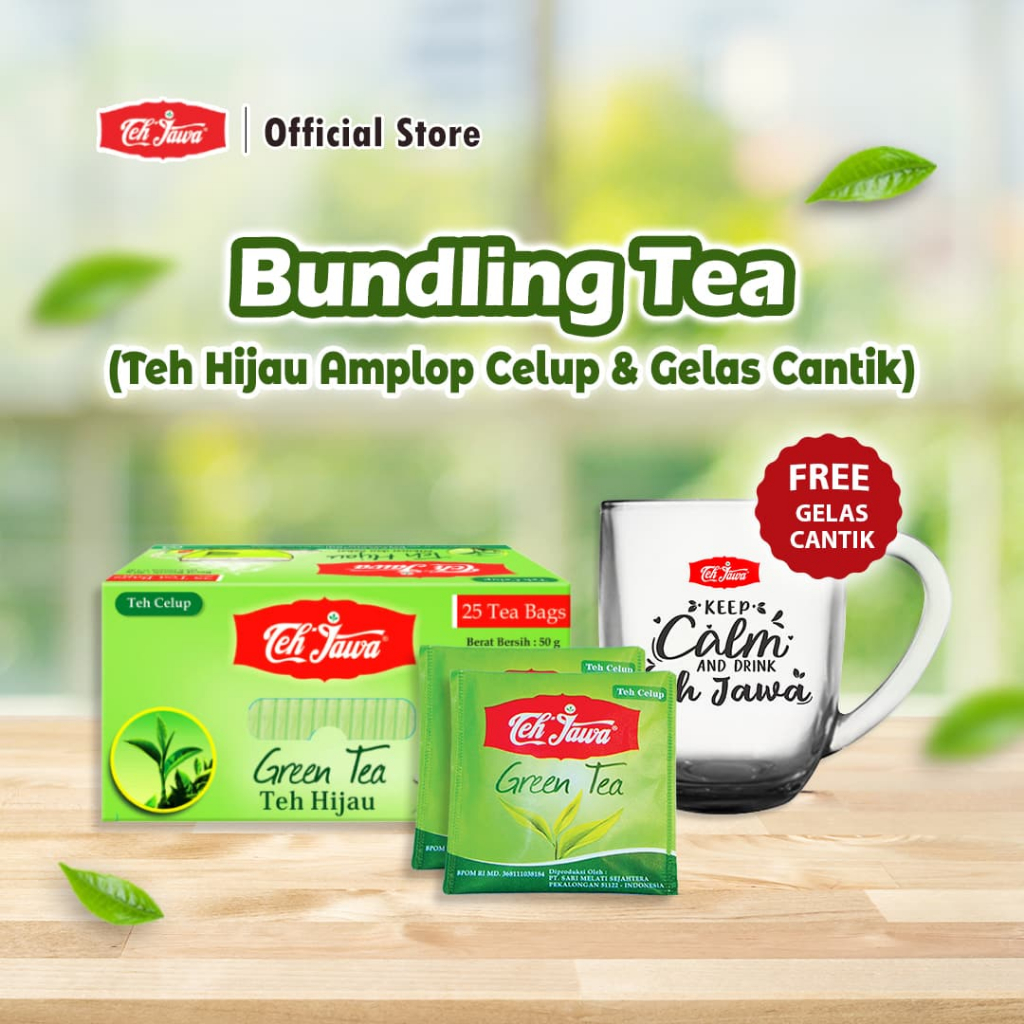 

Teh Jawa BKS Teh Hijau Celup Amplop isi 25 Teabags