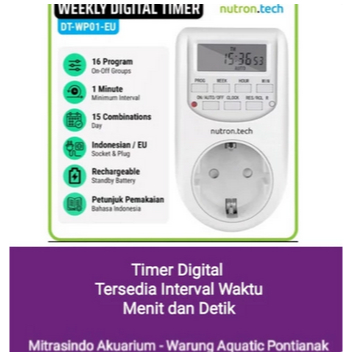 Timer Digital Interval Pengaturan Detik