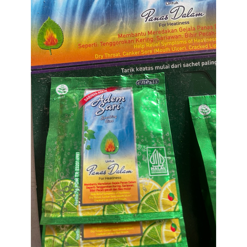

1 Saset Adem Sari Serbuk Minuman Panas Dalam