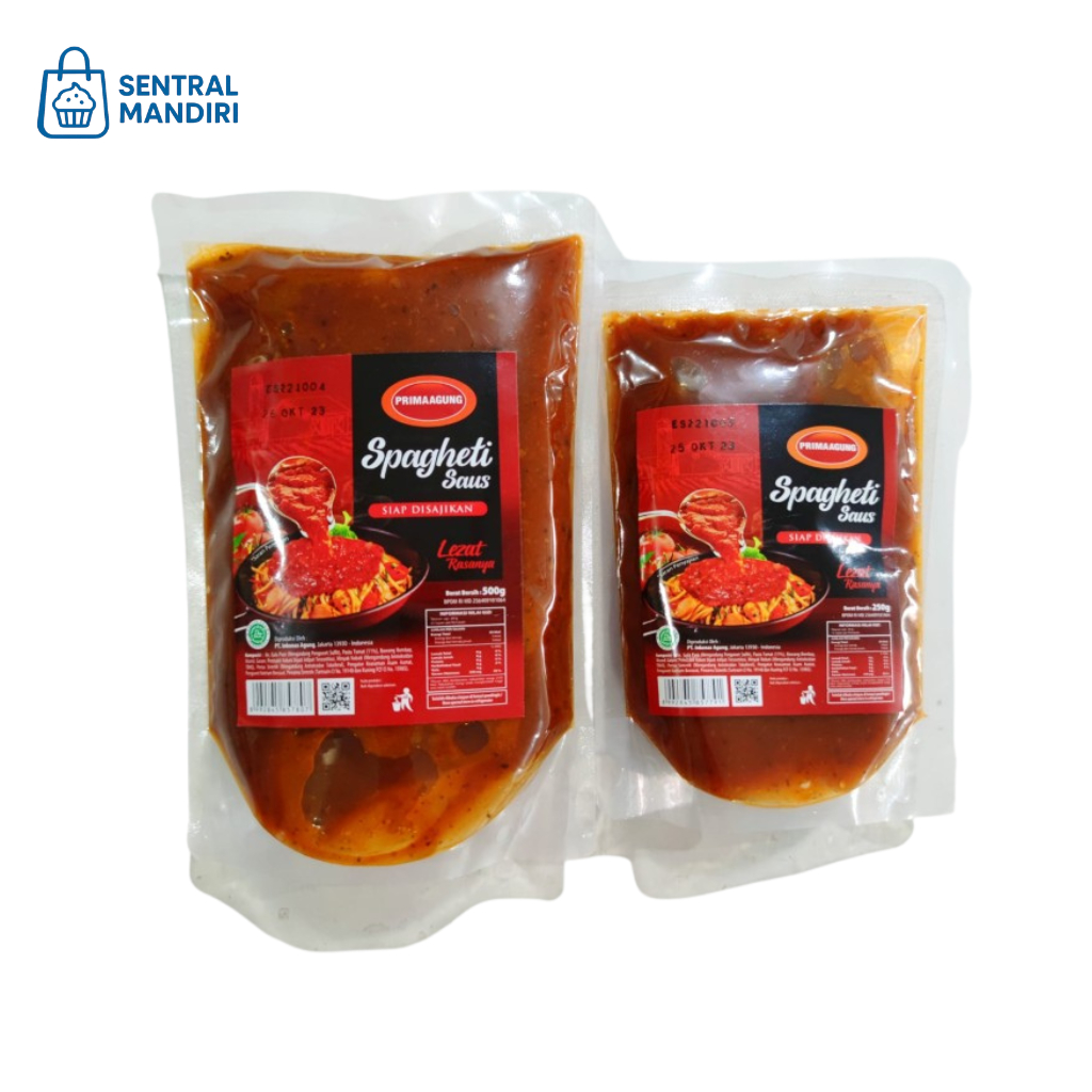 

Prima Agung Saus Spaghetti 250gr, Lezat, Mudah dan Praktis