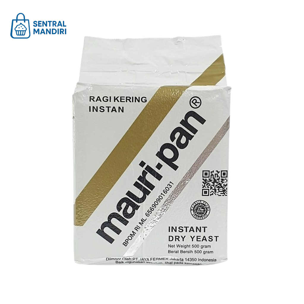 

Mauripan Ragi Instan Dry Yeast 500gr, Membuat Adonan Roti, Donat, dan Bakpau Mengembang