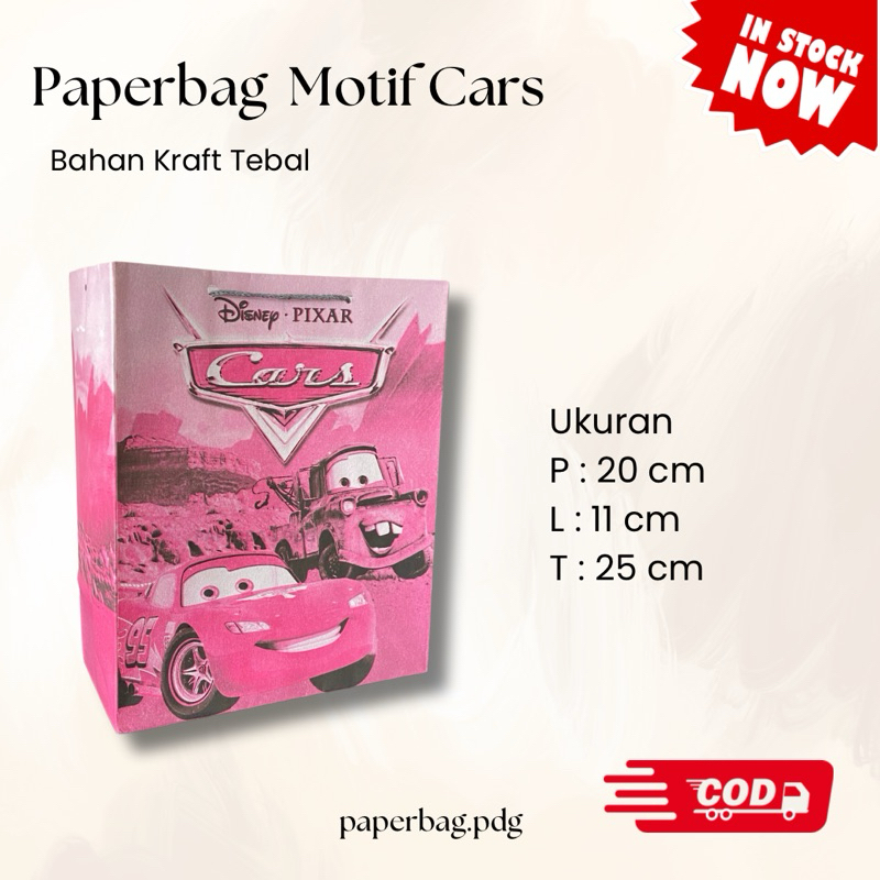 

Paperbag Motif Gambar Cars Uk. 25x11x20 cm | READY STOCK | PaperbagGift | Tas Kado | Paperbag Barang | Paperbag Toko | Paperbag Cantik | Paperbag Full Print | Paperbag Tebal | Paperbag Kuat | Paperbag Terimakasih | Paperbag Ultah | Sempro