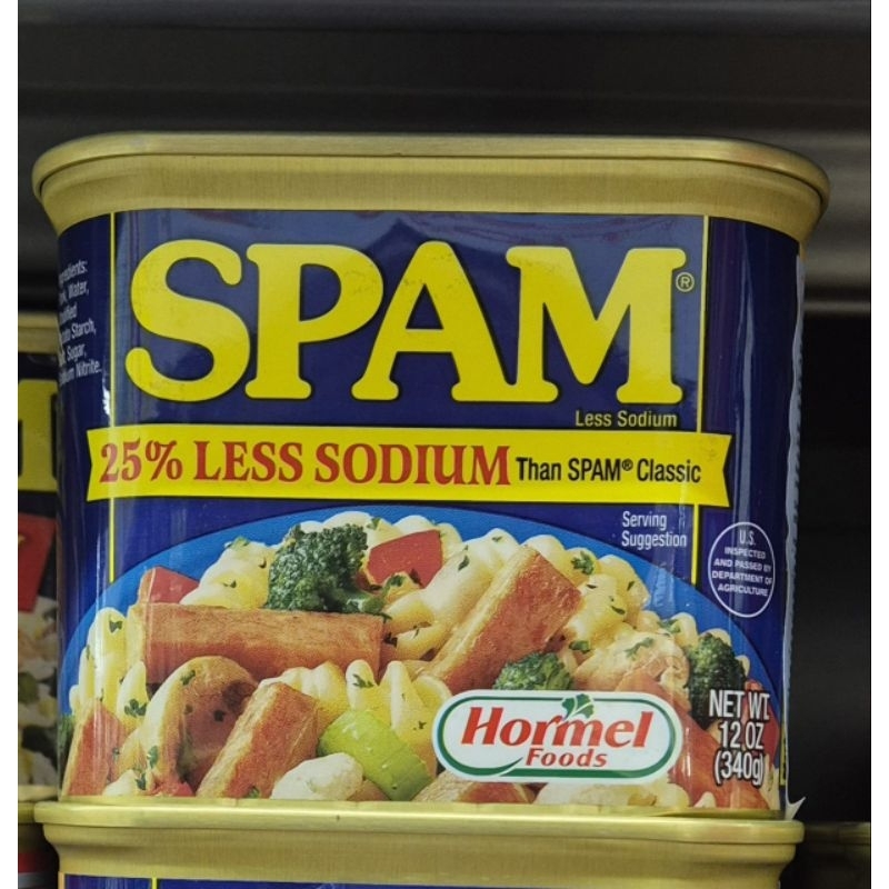 

Daging Babi Olahan HORMEL SPAM 25% Less Sodium 340g - HK.