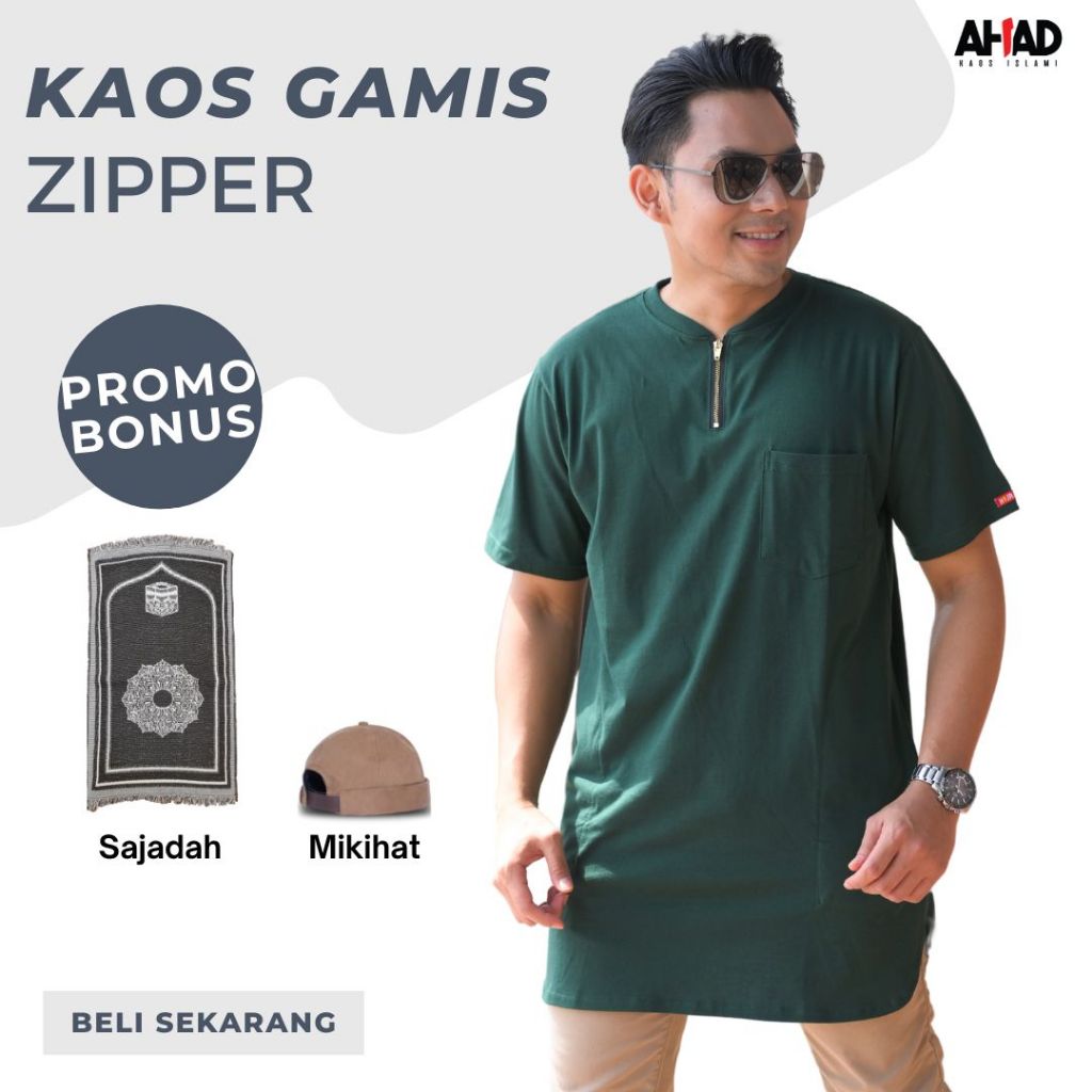 NEW Kaos Gamis ZipperKaos KurtaKurta KokoKurta PriaKaos Kurta PremiumKurtaKaos Kurta PriaBaju Koko