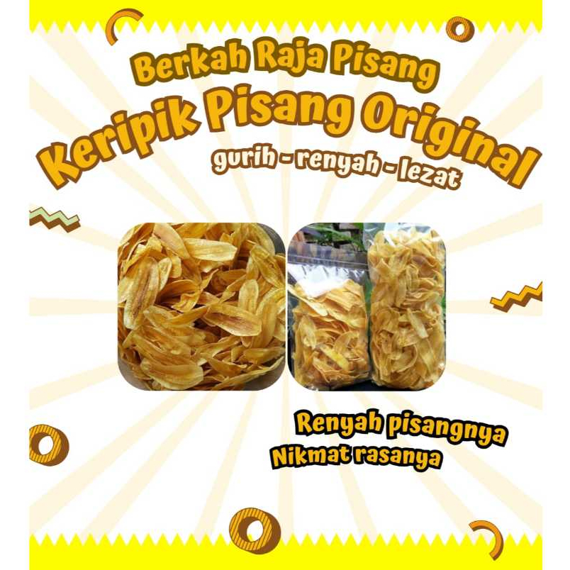 

Keripik Pisang 500gr Original Manis Gurih Renyah