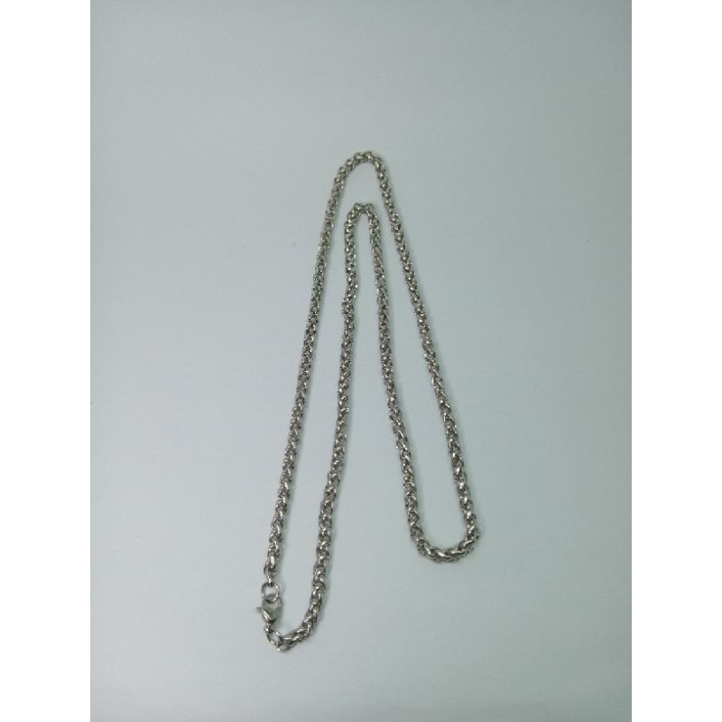 Kalung Cowok Titanium Premium – Simpel, Keren, Anti Luntur model rantai motiv ular