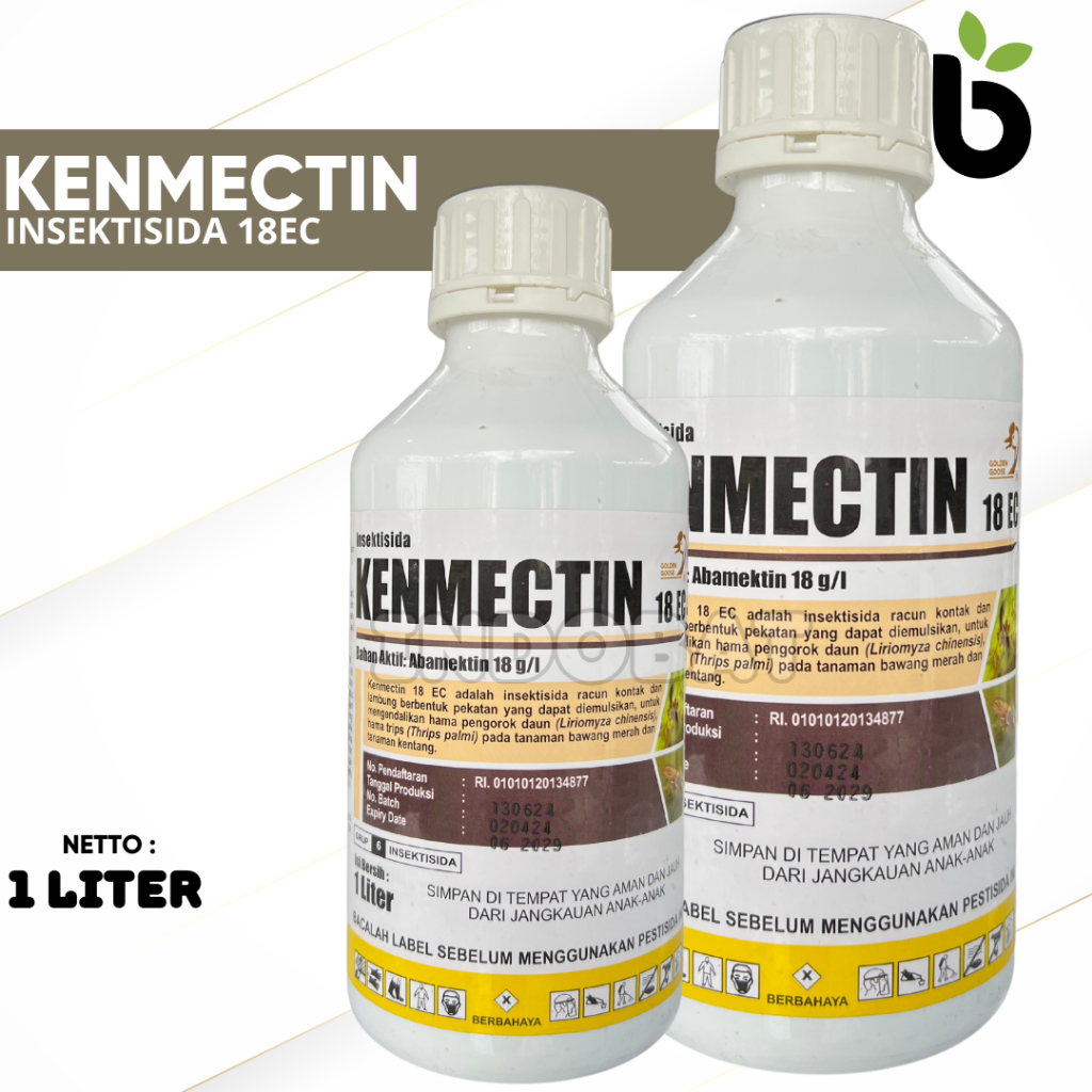 KENMEKTIN 18EC 1L | Insektisida Sistemik Ulat Grayak & Thrips