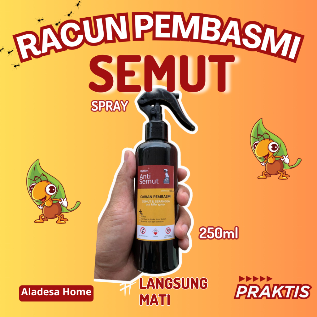 BYEANT CAIRAN PEMBASMI SEMUT PALING AMPUH RACUN SEMUT KOLONI AMPUH RANGRANG SEMUT MERAH HITAM
