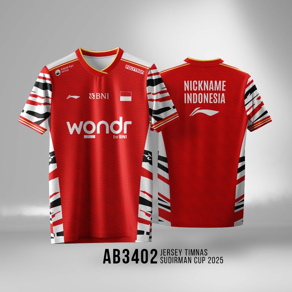 Jersey Badminton Sudirman Cup 2025 Indonesia