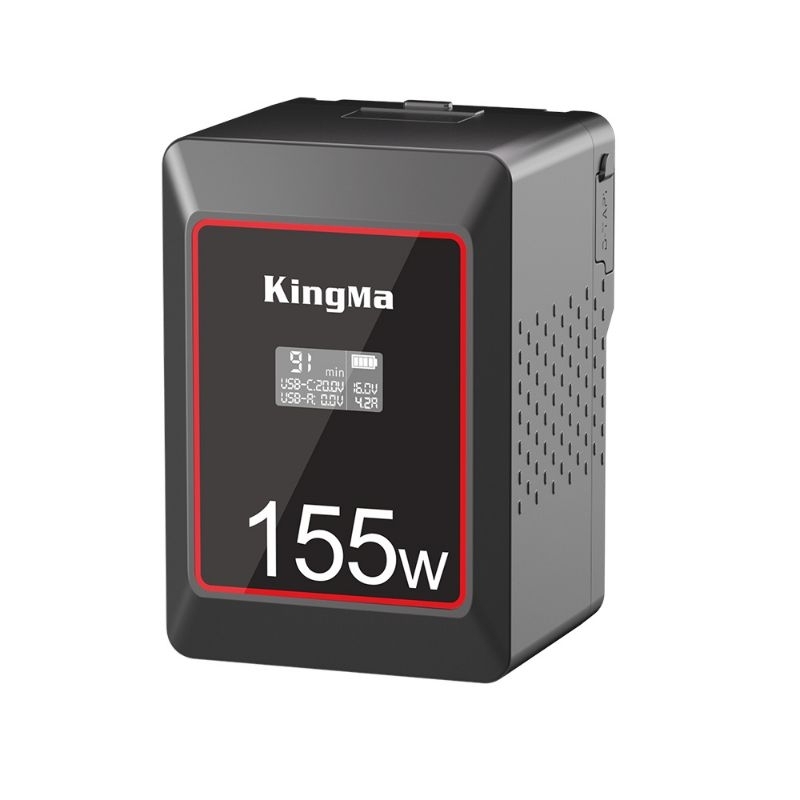 KingMa V-MOUNT Battery KM-VK155 (10.500 mAh) With OLED Display For  Sony / Kingma  Etc V Lock