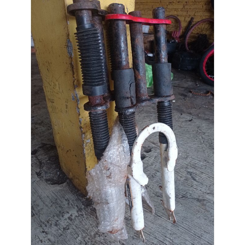 fork sepeda bmx atau mini uk 20 bahan drag Nos