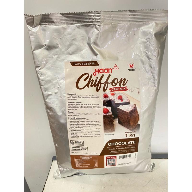

Haan Chiffon Cake Mix Chocolate 1kg