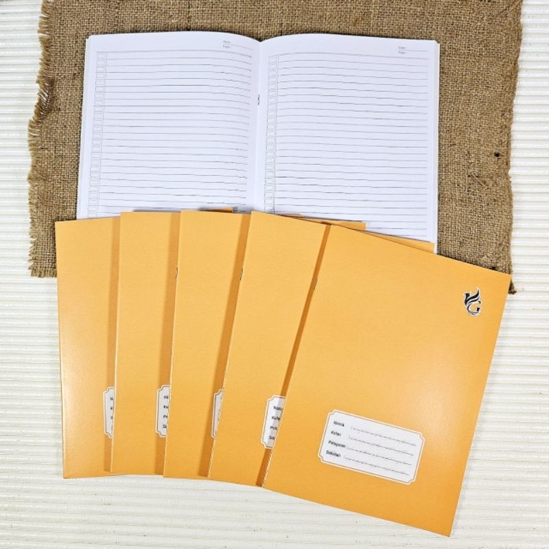 

Buku Tulis G Campus ukuran boxy maxy panjang isi 50 lembar 10 buku cover craft coklat RJ4