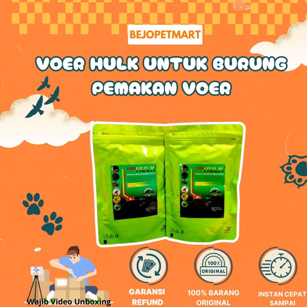 Voer Hulk untuk Burung Pemakan Voer
