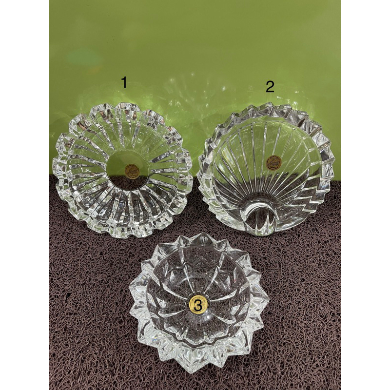 Asbak kaca crystal france / Asbak rokok mewah