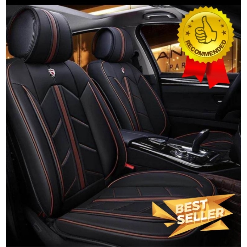 Sarung jok mobil Avanza Veloz 2015 variasi full sett 3 baris bahan kulit sintetis bisa request...
