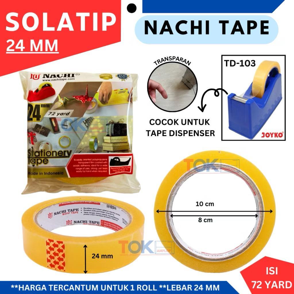

Nachi Solasi / Selotip Stationery 24mm 72 yard nachitape
