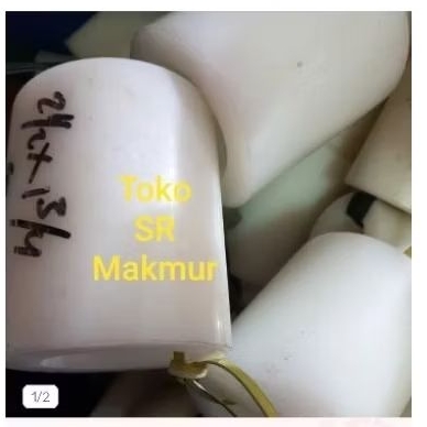 Koker Fiber Koker Lilin Koker Putih 2 1/2 inci