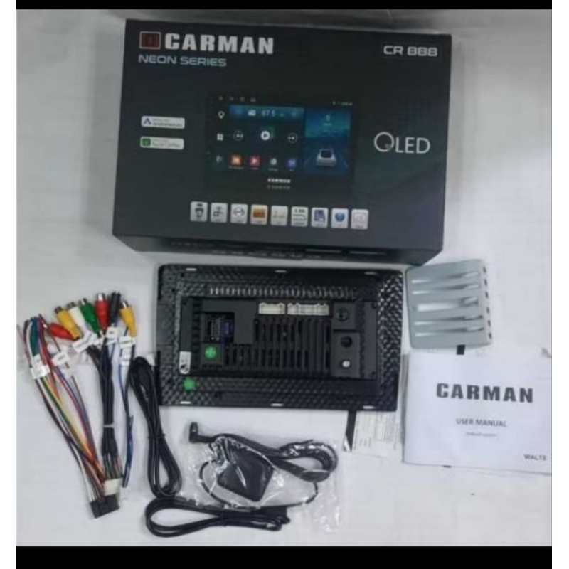 Head unit Android Carman 9inch Ram 2 +32 neon series Cr 888