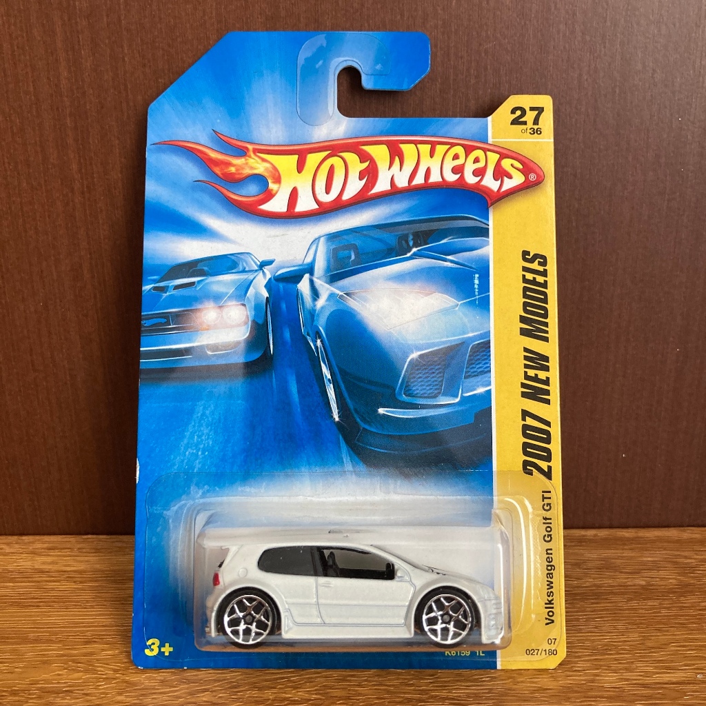 Hot Wheels Regular Volkswagen Golf GTI VW GT-I GTI Lot 2007 Diecast HotWheels HW Blue Card