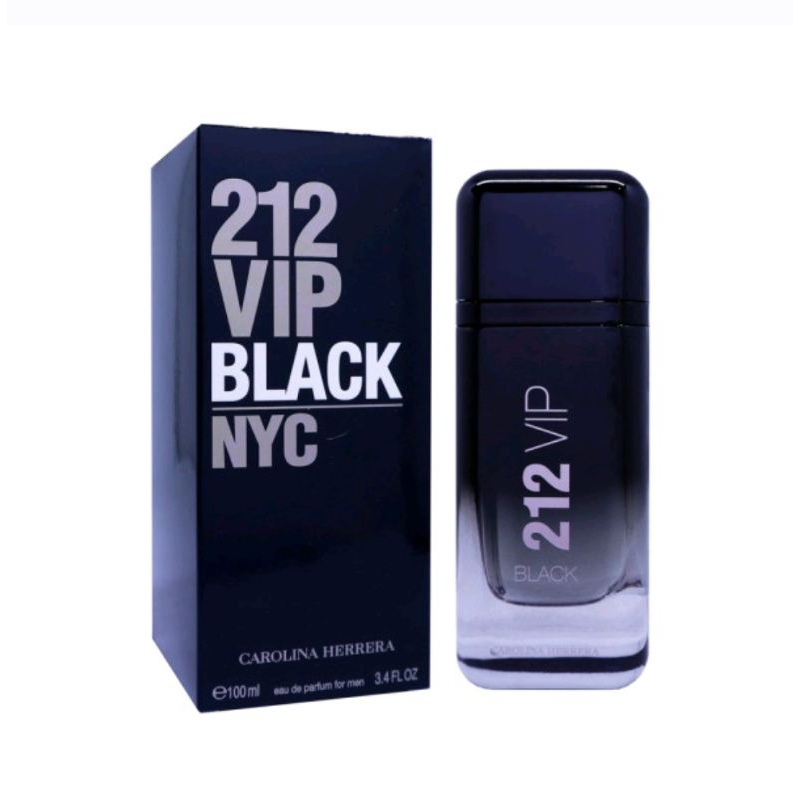 Parfum 212 VIP Black Man EDP 100ml - Carolina Herrera VIP Black Men EDP 100ml - Parfum Pria - Parfum