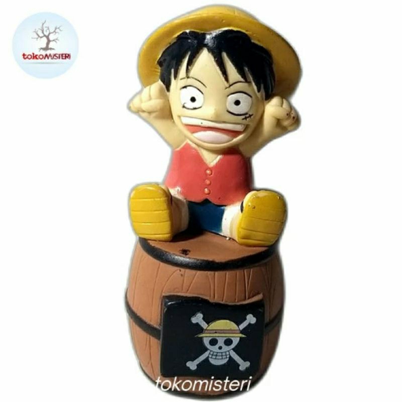 Celengan Tempat Uang Koin Monkey D Luffy One Piece Onepiece Manga Anime Coin Bank Save Safe Saving M