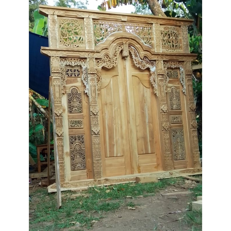 gebyok jawa 3mx3m kaligrafi