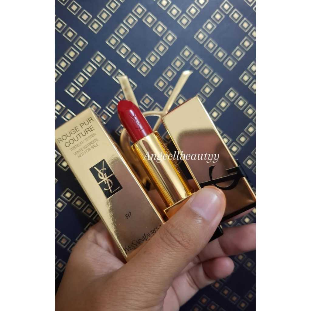 *Angeellbeautyy* YSL Lipstick RPC Shade R7 Rouge Insolite (box tester)