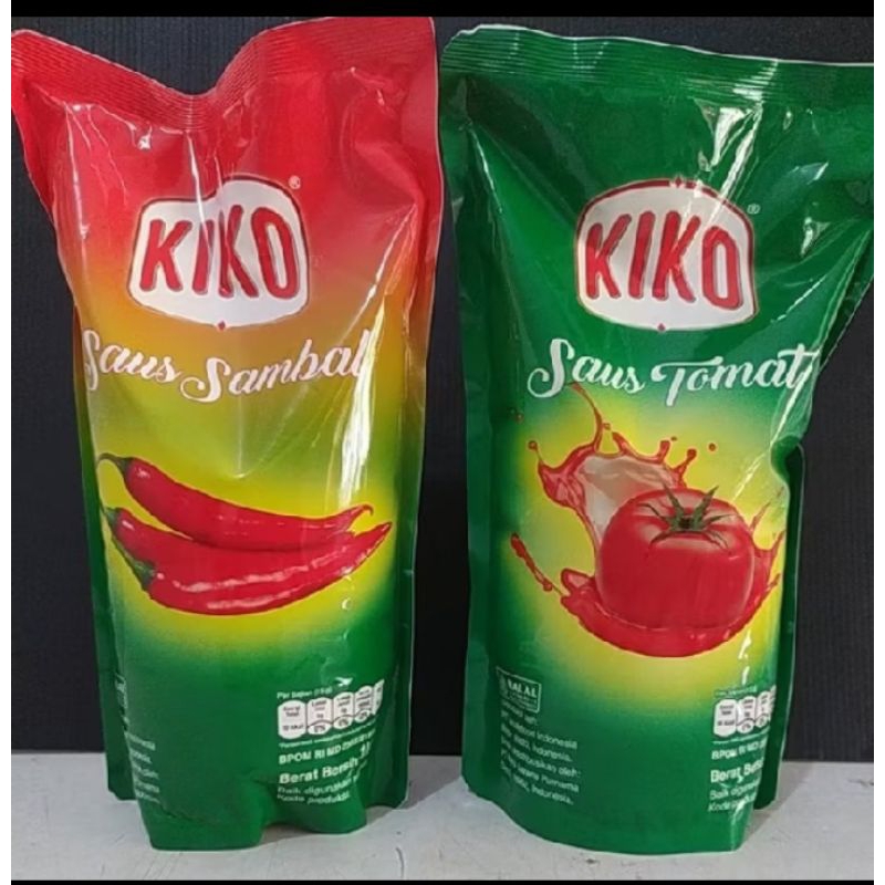 

Sambal Extra Hot Chilli + Saus tomat Pouch Kiko 1000gr by Delmonte