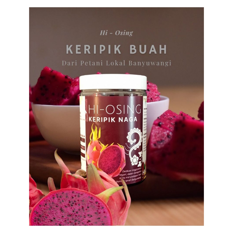 

Keripik Buah Naga Ekslusif Kemasan Toples 750ml