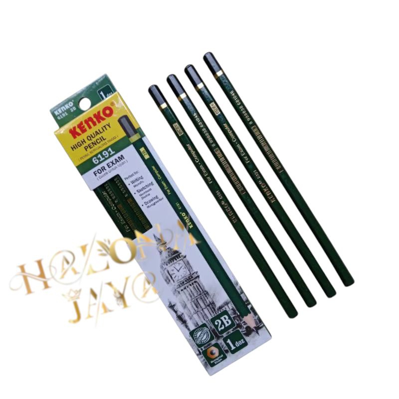 

KENKO PENSIL TULIS 2B-6191 HIJAU | @1Ktk=12Pcs