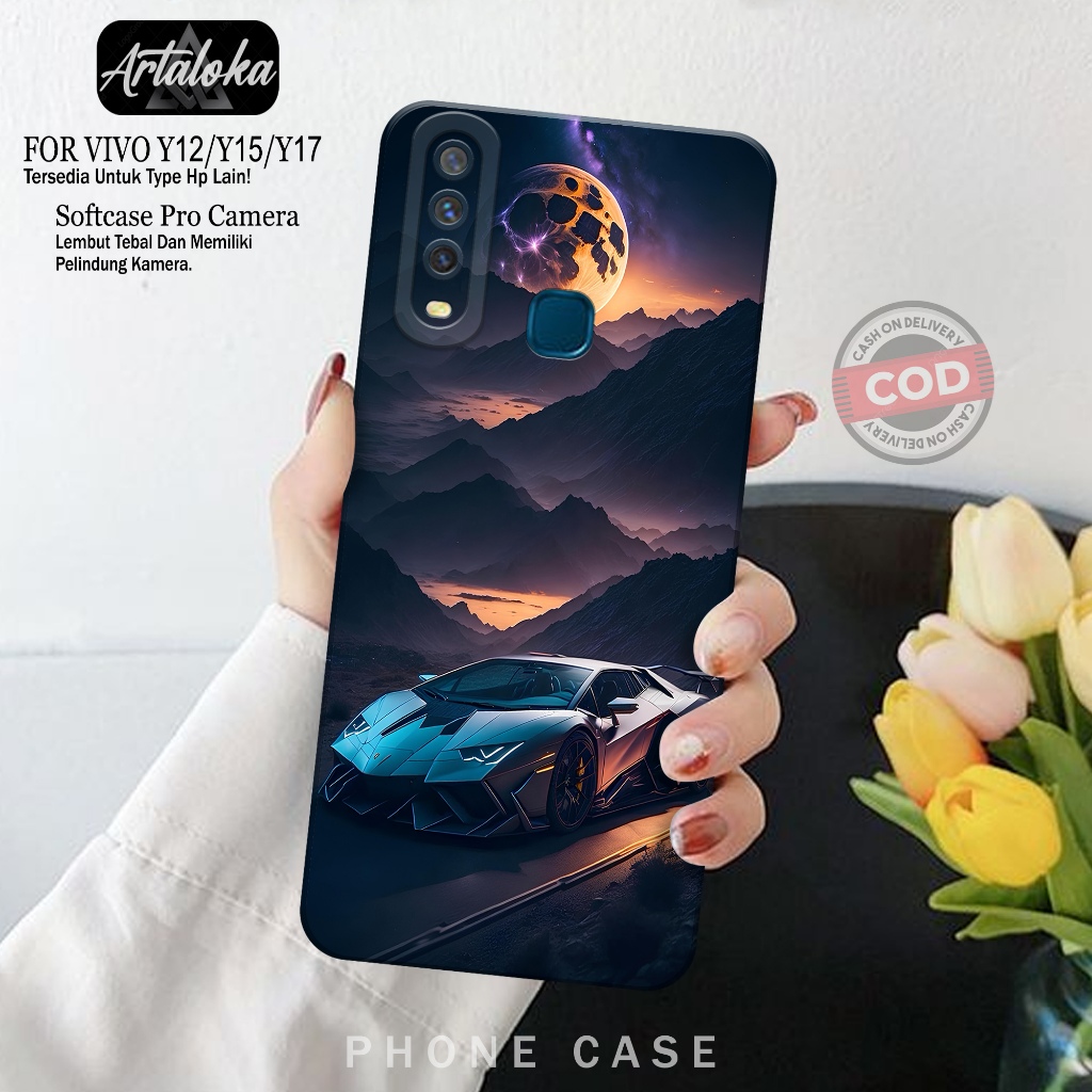 Softcase Hp Vivo Y12/Y15/Y17 Fashion Case Mobil Case Vivo Y12/Y15/Y17 Silikon TPU Pro Camera Casing 