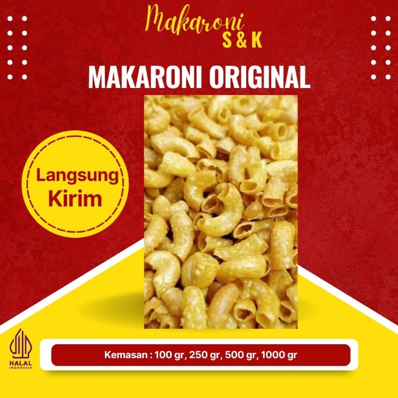 

(COD) 1KG Makaroni Original Banten Gurih