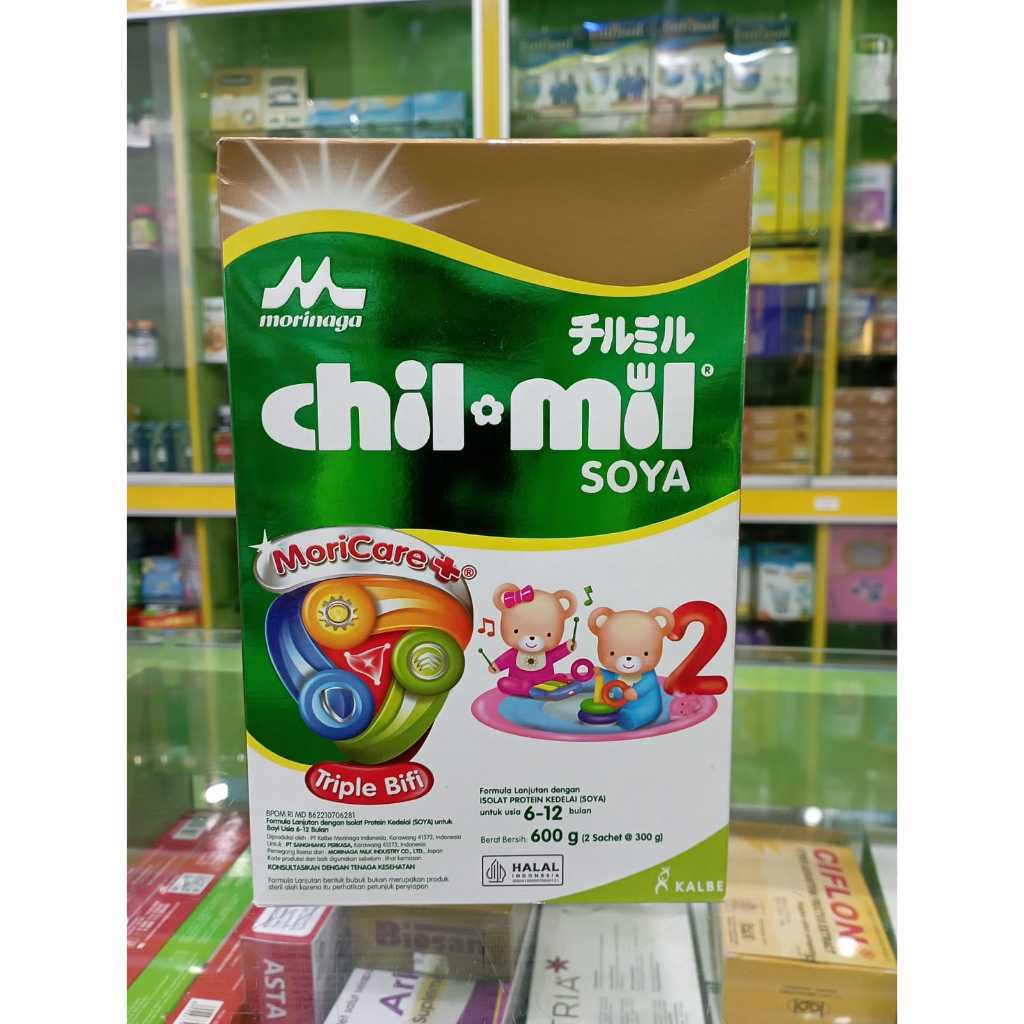CHIL MIL SOYA 2 6-12 BULAN 600 GRAM | SUSU MORINAGA CHIL MIL