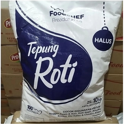 

..... Tepung Roti Breadcrumbs Mix Halus Foodchef 10Kg