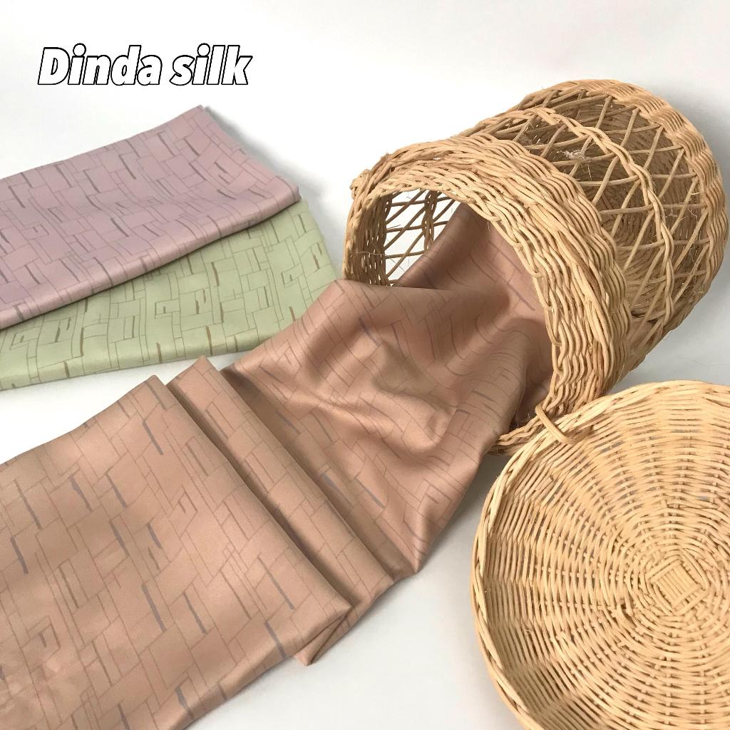 Arsytextile - PAKET 5 METER KAIN DAILY WEAR DINDA SILK // KAIN DRESS/COUPLE MOM KIDS/ONE SET/BLOUSE/