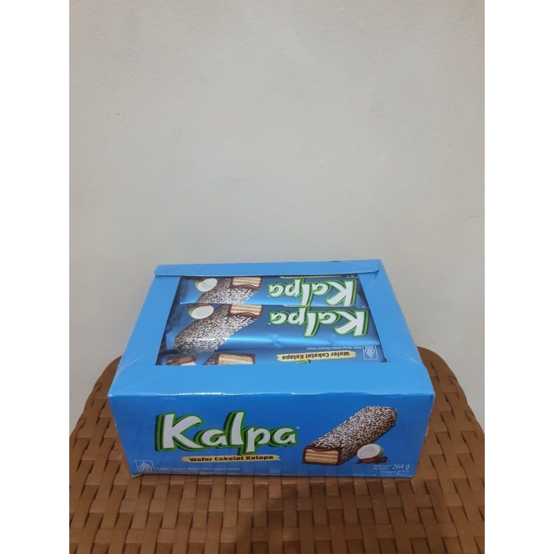

Kalpa Wafer Cokelat Kelapa 12 pcs X 22 gram