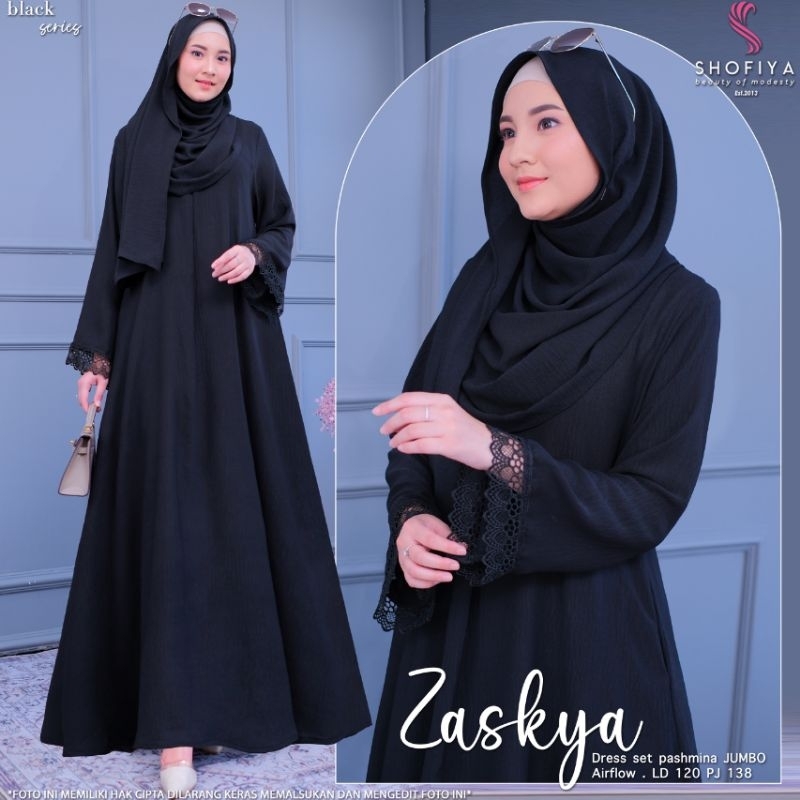 ZASKYA SET HIJAB BY SHOFIYA/GANITA BY SHOFIYA/FARASYA SET HIJAB BY SHOFIYA