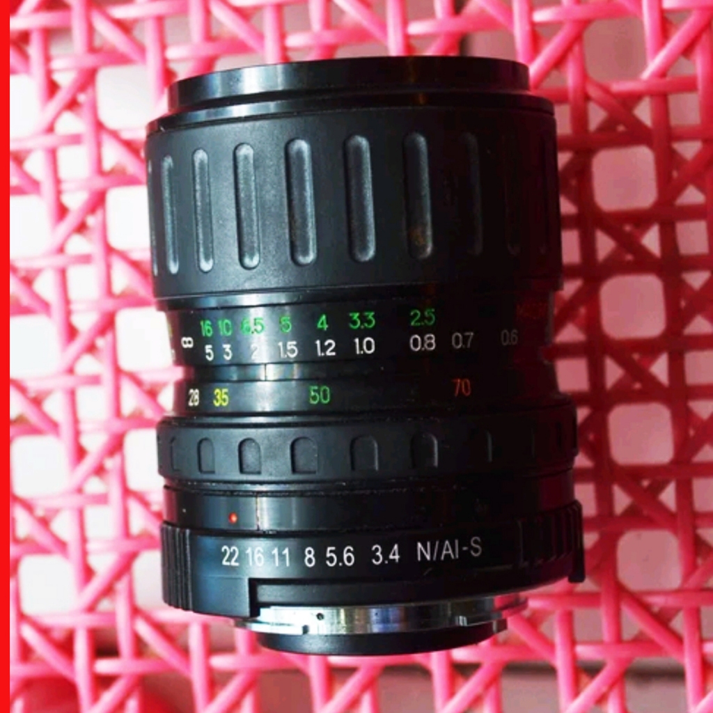 lensa Manual Braun 28-70 f3.4 Moutn Ai-s Nikon