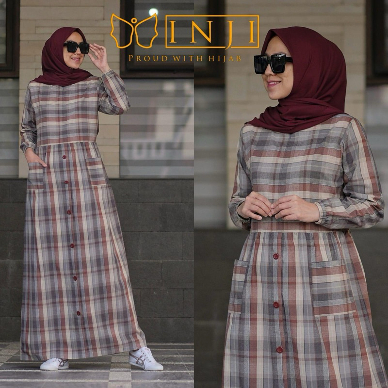 LESTY DRESS BY INJI | GAMIS WANITA | DRESS WANITA