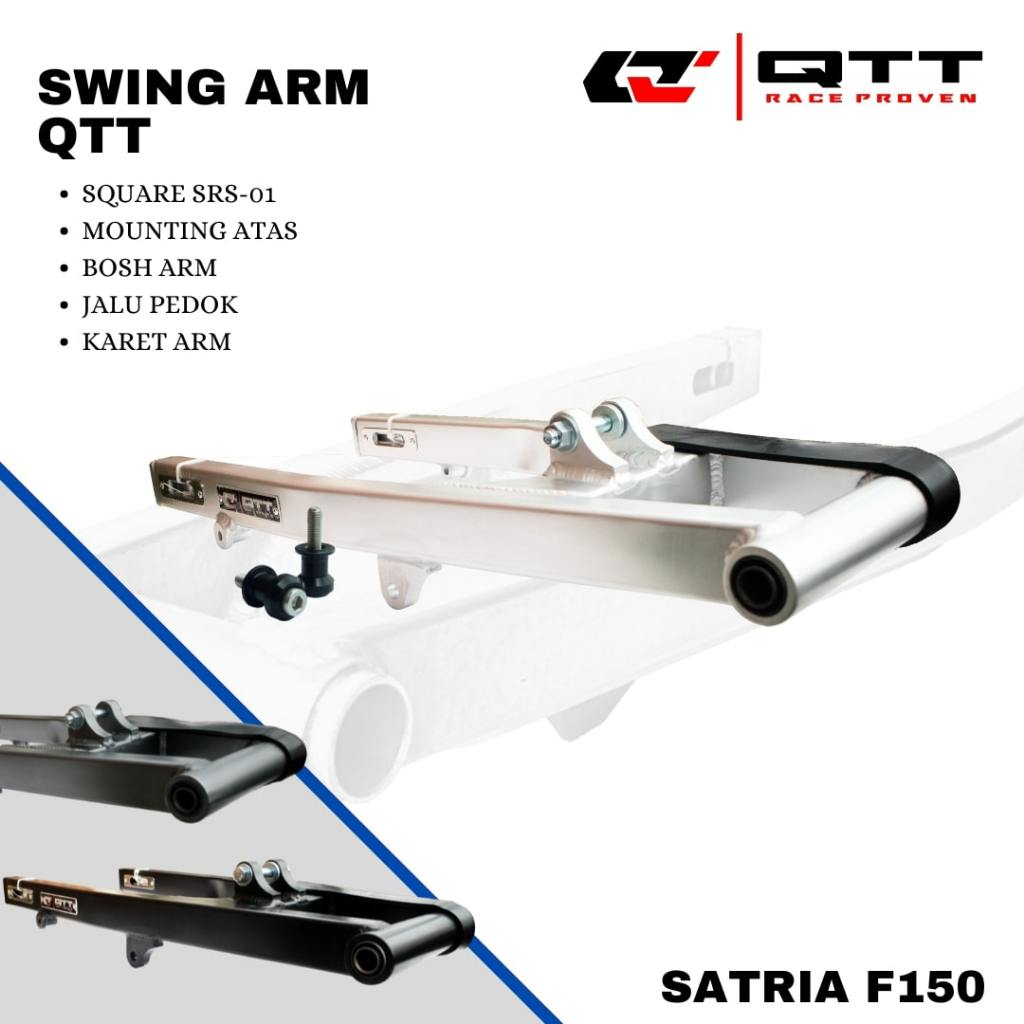 Swing arm arem QTT satria fu150 square mounting atas SRS-01